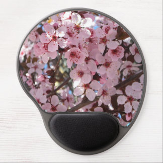 Pink Blossoms on Ornamental Flowering Tree Gel Mouse Pad