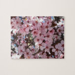 Pink Blossoms on Ornamental Flowering Tree Jigsaw Puzzle