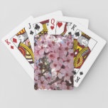 Pink Blossoms on Ornamental Flowering Tree Playing Cards
