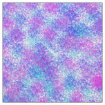 Pink, Blue, and Aqua Abstract Splatter Fabric