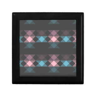 pink blue and gray geometric gift box