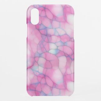 pink blue and white bubbles iPhone XR case