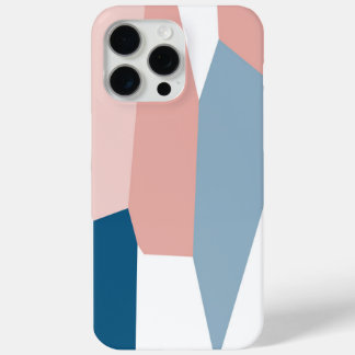 Pink blue and white iPhone 15 pro max case