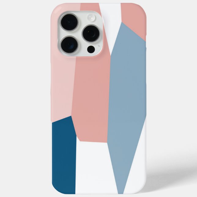 Pink blue and white Case-Mate iPhone case (Back)