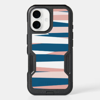 Pink blue and white iPhone 16 case
