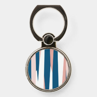 Pink blue and white phone ring stand