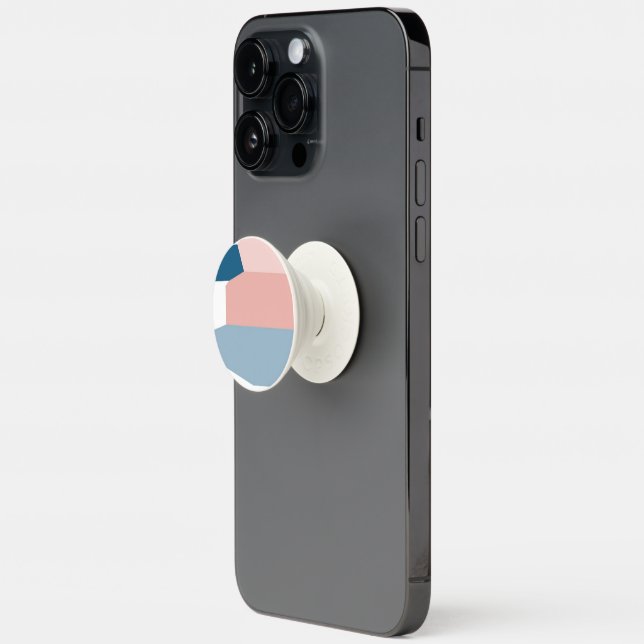 Pink blue and white PopSocket (Open)