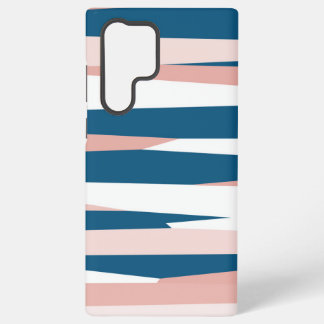 Pink blue and white samsung galaxy s22 ultra case