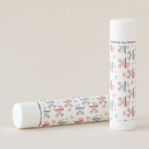 Pink & Blue baby carriages Lip Balm