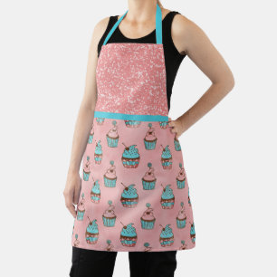 Pink & Blue Baking Apron