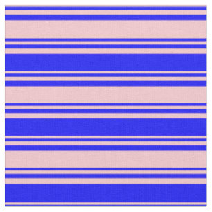 Pink & Blue Colored Pattern of Stripes Fabric