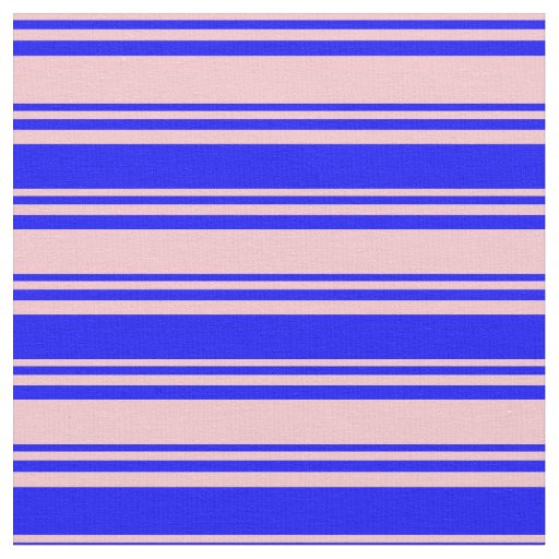 Pink & Blue Colored Pattern of Stripes Fabric