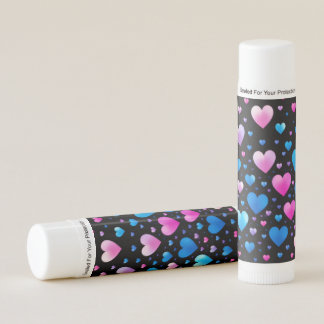 Pink & Blue Glowing Hearts Lip Balm