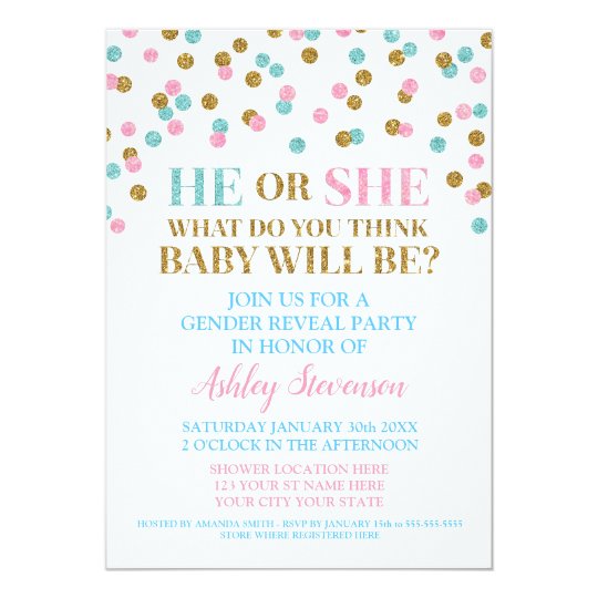 Pink And Blue Baby Shower Invitations 3