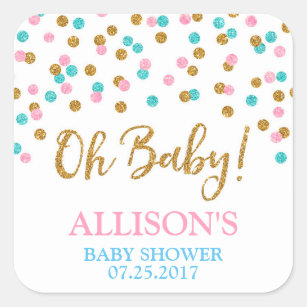Baby Party Labels Custom Stickers F16:1 Baby Favor Stickers Oh Joy Stickers for Favors Oh Joy Baby Shower Stickers Baby Shower Favor Stickers