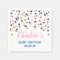 Pink Blue Gold Dots Baby Shower Napkins