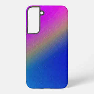 Pink Blue Gradient Rainbow Samsung Galaxy S22+ Case