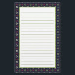 Pink Blue Green Menorah and Star of David Pattern Stationery<br><div class="desc">Whimsical stationery with Hanukkah themed pattern of menorahs and Star of David in blue,  green and pink.</div>