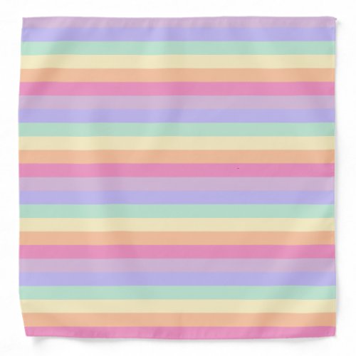 Pink Blue Green Purple Yellow Colorful Template Bandana