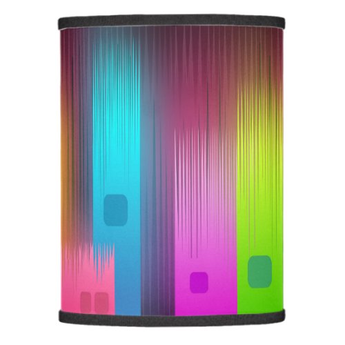 Pink Blue Green Yellow Purple Neon Lights Lamp Shade