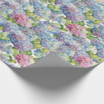 Pink Blue Hydrangeas in Bloom Floral Wrapping Paper<br><div class="desc">If you love hydrangeas,  you'll certainly enjoy the lovely pattern on this paper.  Blooming hydrangeas are shown in delightful shades from pink to blue to lavender,  making it an ideal gift wrap for weddings and other special occasions.</div>