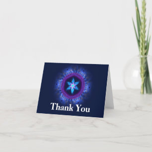 Pink-Blue MagenThank You Thank You Card