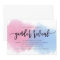 Pink & Blue Mist Gender Reveal Invitation