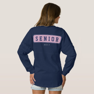 Pink + Blue Monogram Gingham Graduation Jersey