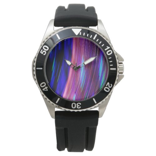 Pink Blue Neon Light Painting 1 Watch