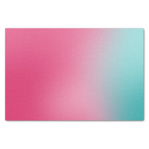 Pink Blue Ombre Gradient Blur Abstract Design Tissue Paper