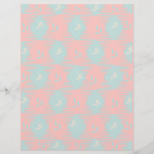 Pink & Blue Pastel Scrapbook Paper
