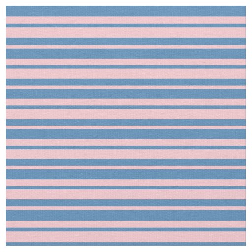 Pink & Blue Pattern of Stripes Fabric