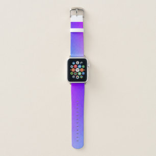 Pink Blue Purple Ombre Flames Apple Watch Band