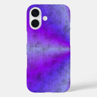 Pink Blue Rainbow in Elephant Skin Leather Optik iPhone 16 Case