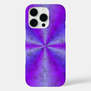 Pink Blue Rainbow in Elephant Skin Leather Optik iPhone 16 Pro Case