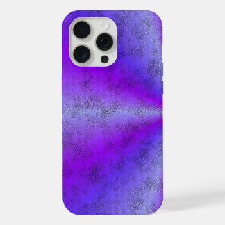 Pink Blue Rainbow in Elephant Skin Leather Optik iPhone 15 Pro Max Case