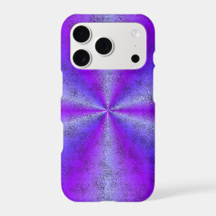 Pink Blue Rainbow in Elephant Skin Leather Optik iPhone 17 Pro Case
