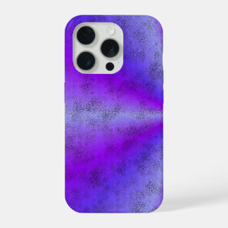 Pink Blue Rainbow in Elephant Skin Leather Optik iPhone 15 Pro Case