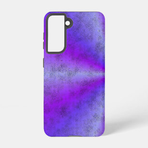 Pink Blue Rainbow in Elephant Skin Leather Optik Samsung Galaxy S21 Case