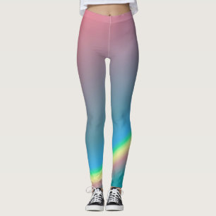 Pink & Blue Rainbow Leggings