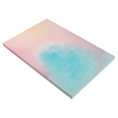  Pink Blue Sky Abstract Watercolour Painting Board Gallery Wrap
