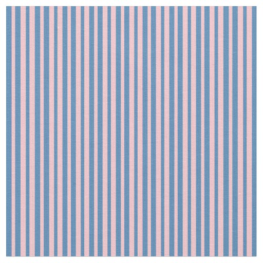 Pink & Blue Striped Pattern Fabric