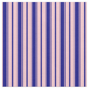 Pink & Blue Stripes/Lines Pattern Fabric