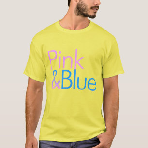 Pink & Blue Tie-Dye T-shirt