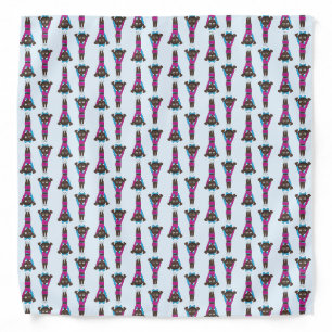 Pink Blue Tumbling Gymnastics Acrobatics Dancer Bandana
