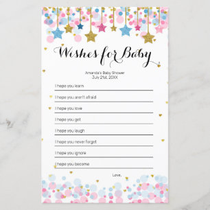 Pink Blue Twinkle Twinkle Wishes for Baby Game