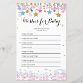 Pink Blue Twinkle Twinkle Wishes for Baby Game (Front)