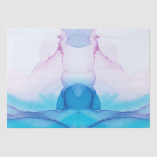 Pink & Blue Watercolor Elegant Packaging Tissue Paper