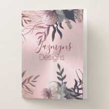Pink Blush Botanical Personalized