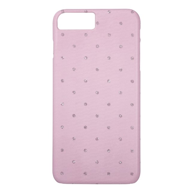 pink blush diamond studs Case-Mate iPhone case (Back)
